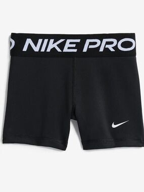Nike Black and White Pro Compression Shorts